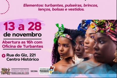 Exposição reúne diversos elementos e órios da moda e cultura negra