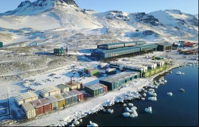 Estação de pesquisa brasileira na Antártica