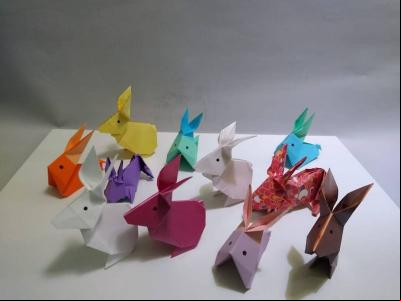 peças de origami