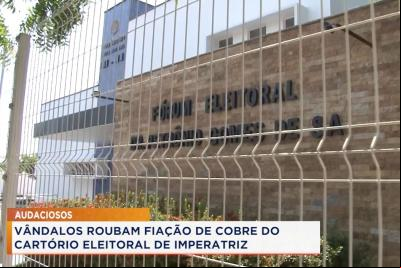 Imperatriz: vigilante frustra roubo de cabos no fórum eleitoral 