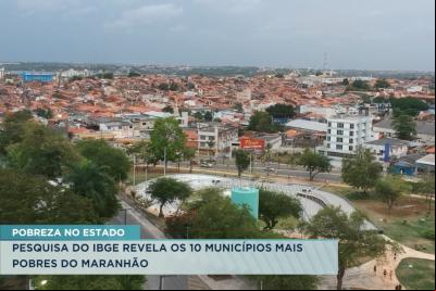 IBGE revela municípios mais pobres do Maranhão