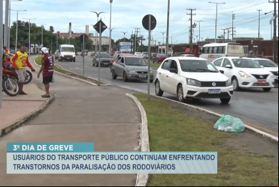 Greve dos rodoviários entra no 3º; linhas semiurbanas voltam a circular
