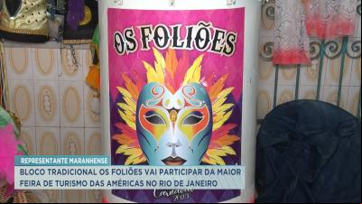 Bloco carnavalesco maranhense vai participar da Feira de Turismo no Rio de Janeiro