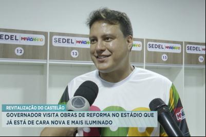 Felipe Camarão entrega obras de manutenção do Estádio Castelão