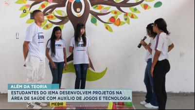 Estudantes do IEMA desenvolvem projetos na área de saúde com auxílio da tecnologia