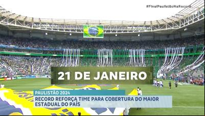 Paulistão 2024: RECORD reforça o time para a cobertura do maior estadual do país