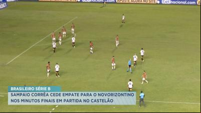 Série B: Sampaio empata com Novorizontino em São Luís 