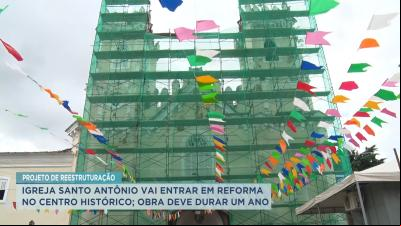 Igreja de Santo Antônio para por processo de reestruturação
