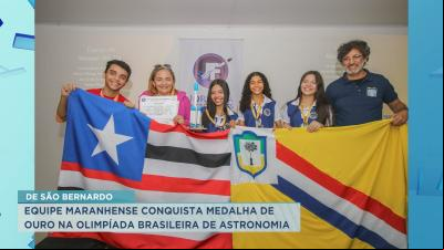 Maranhenses recebem medalha de ouro em olimpíada nacional de astronomia