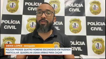 São Domingos: 4 pessoas são presas por posse irregular de arma de fogo 