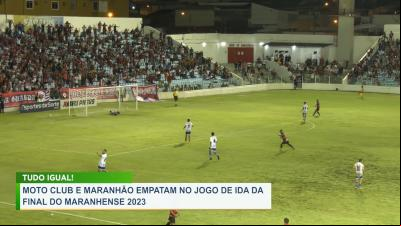 Moto Club e MAC empatam pelo jogo de ida da final do Maranhense 2023