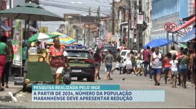 População maranhense deve apresentar redução a partir de 2034