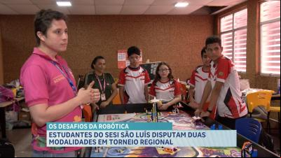 Estudantes participam de fase regional de torneio de robótica em São Luís