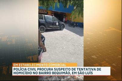 Polícia procura envolvidos em tentativa de homicídio no bairro Bequimão, em São Luís