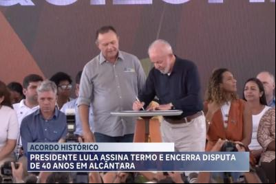 Lula assina acordo de conciliação entre comunidades quilombolas e a Base de Alcântara