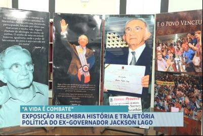 Exposição “A vida é combate” homenageia história do ex-governador Jackson Lago