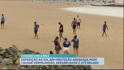 Exposição ao sol pode ser prejudicial a pele desprotegida