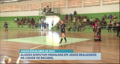 Alunos disputam medalhas em jogos realizados na cidade de Bacabal