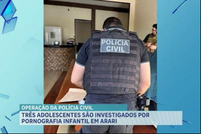 Operação Policial Combate Pornografia Infantil em Arari
