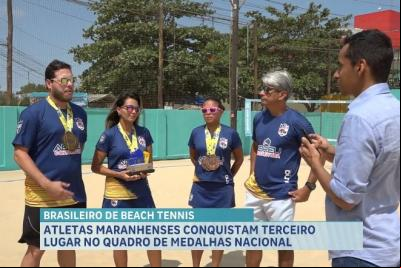 Maranhenses conquistam 3º lugar no Campeonato Brasileiro de Beach Tennis