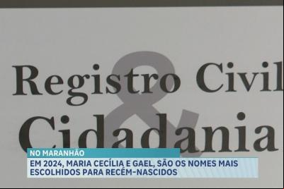 Maria Cecília lidera o ranking de nomes mais registrados no Maranhão pelo segundo ano consecutivo