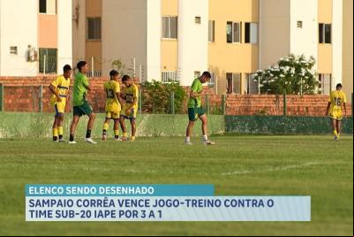 Sampaio Corrêa vence jogo-treino contra o time sub-20 IAPE por 3 a 1