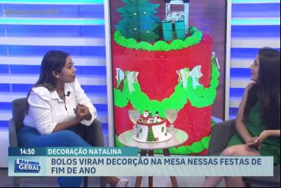 Vem Comigo: bolos viram decoração nas festas de fim de ano