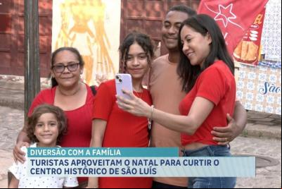 eios no Centro Histórico de São Luís encanta visitantes no natal