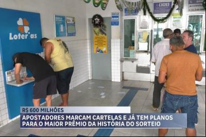 Mega da virada: apostas exclusivas começam com prêmio recorde de R$ 600 Milhões