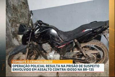 Suspeito de assaltos a motos é preso em operação policial em Miranda do Norte