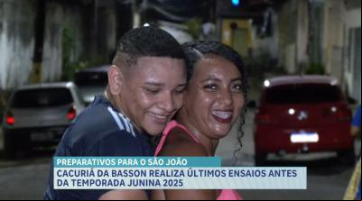 Cacuriá da Basson realiza últimos ensaios para a temporada junina