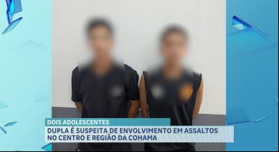 Polícia conduz suspeitos de assaltos no Centro de São Luís