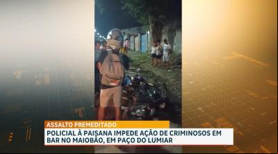 PM conduz dupla suspeita de assalto a bar no Maiobão, na Grande Ilha