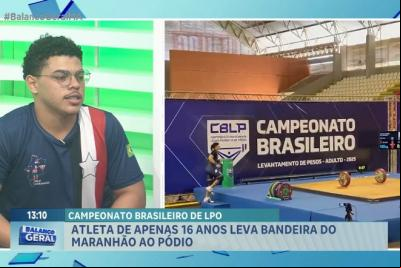 Isaac Gomes comenta conquistas do Maranhão no levantamento de peso olímpico