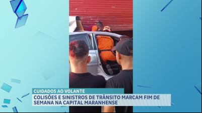 Fim de semana foi marcado por diversos sinistros de trânsito na capital