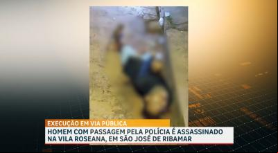 Homem é morto a tiros no bairro Vila Roseana, em São José de Ribamar
