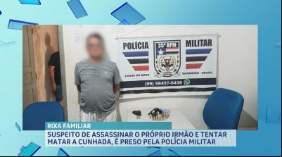 Preso suspeito de homicídio em Lagoa do Mato; arma e munições foram apreendidas