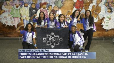 Alunos do SESI-MA se preparam para Competição Nacional de Robótica em Brasília