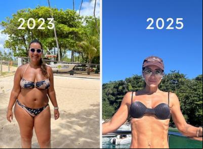 Advogada de 37 anos decide mudar de vida e perde 40 kg; veja o antes e o depois