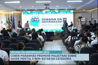 Cofen promove debate sobre saúde mental da enfermagem em São Luís