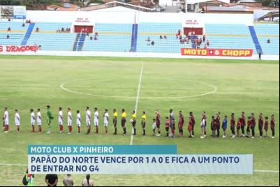 Estádio Nhozinho Santos é reaberto com vitória do Moto Club sobre o Pinheiro