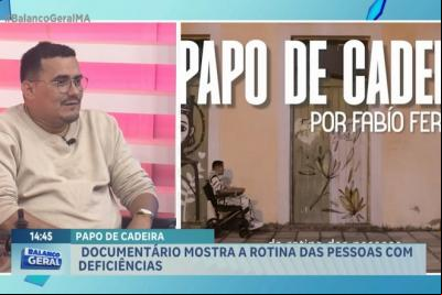 Vem Comigo: Fábio Ferreira fala sobre o documentário “Papo de Cadeira” 