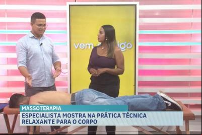 Vem Comigo: massoterapia para aliviar dores e estresse