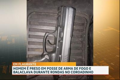PM apreende arma de fogo na região do Coroadinho, em São Luís
