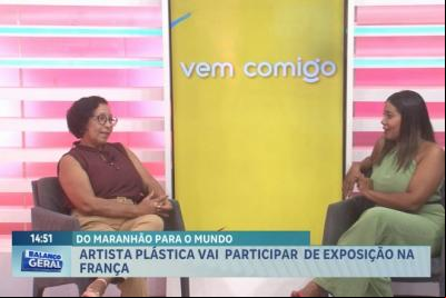 Vem Comigo: artista plástica Francisca Mesquita leva a arte maranhense à França