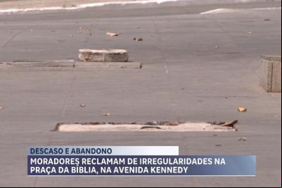 Praça da Bíblia no Centro de São Luís enfrenta problemas de manutenção