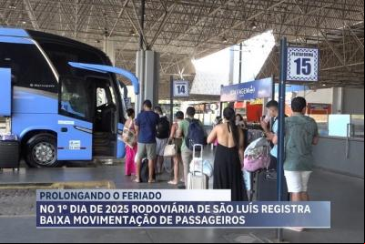 Rodoviária de São Luís inicia movimento de retorno no feriado de Ano Novo