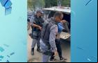PM conduz suspeito de roubo em residência na cidade de Caxias