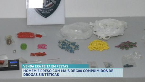 Suspeito de comercializar drogas sintéticas é preso no Olho D’água, em São Luís